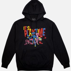 Poppy Playtime It's Playtime Poppy Gang Drawstring Hoodie